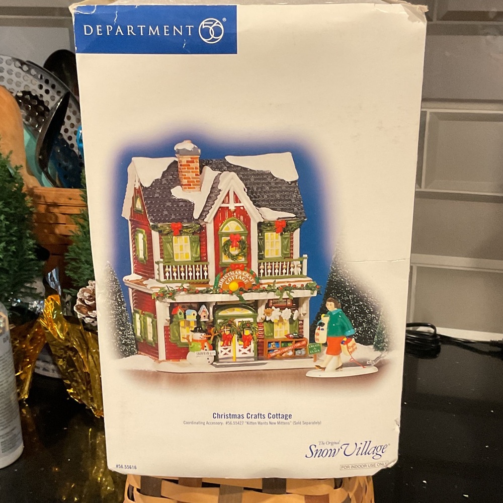 Department 56 lighted Christmas house